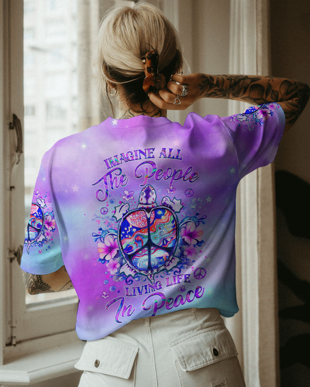 IMAGINE ALL THE PEOPLE LIVING LIFE IN PEACE ALL OVER PRINT - YHHG2807232