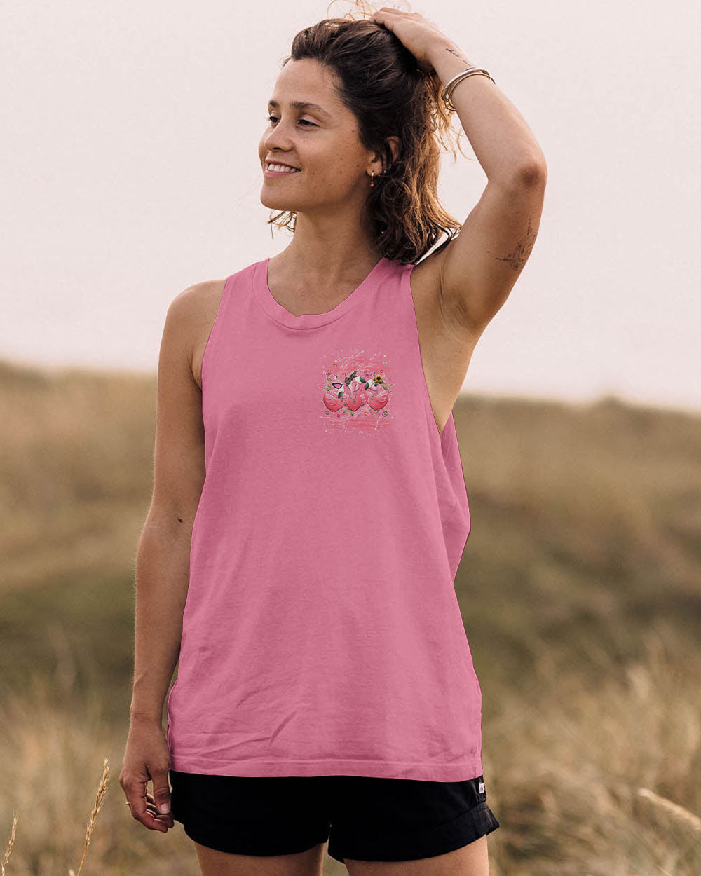 SORRY MY NICE BUTTON IS OUT OF ORDER FLAMINGO ALL OVER PRINT - YHHG2807243