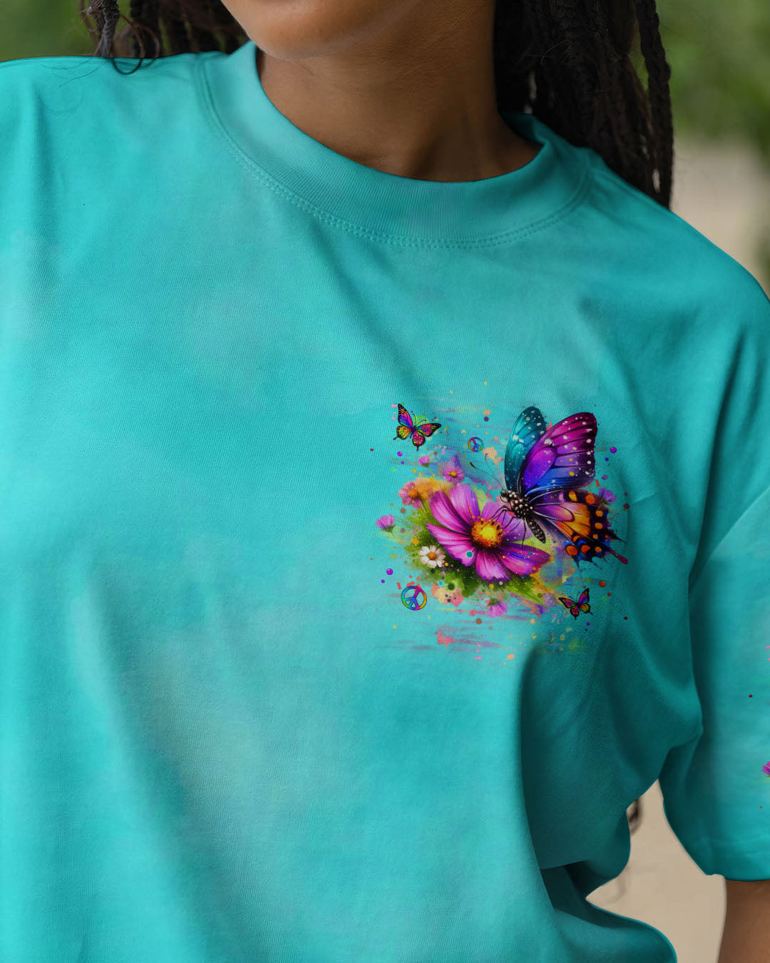 WHISPER WORDS OF WISDOM LET IT BE BUTTERFLY ALL OVER PRINT -  YHHG2808253