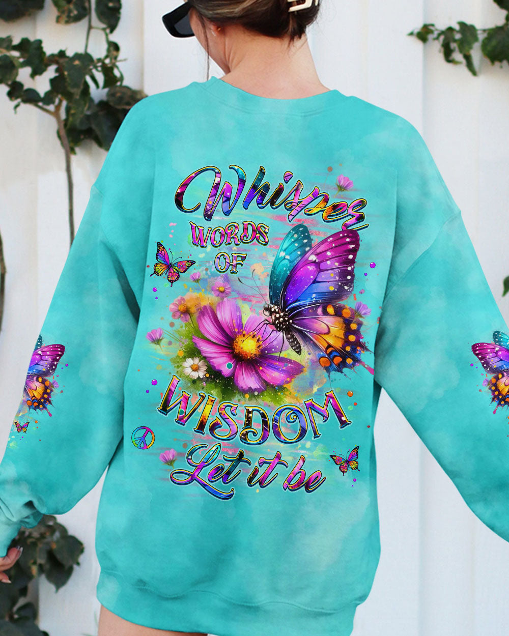 WHISPER WORDS OF WISDOM LET IT BE BUTTERFLY ALL OVER PRINT -  YHHG2808253