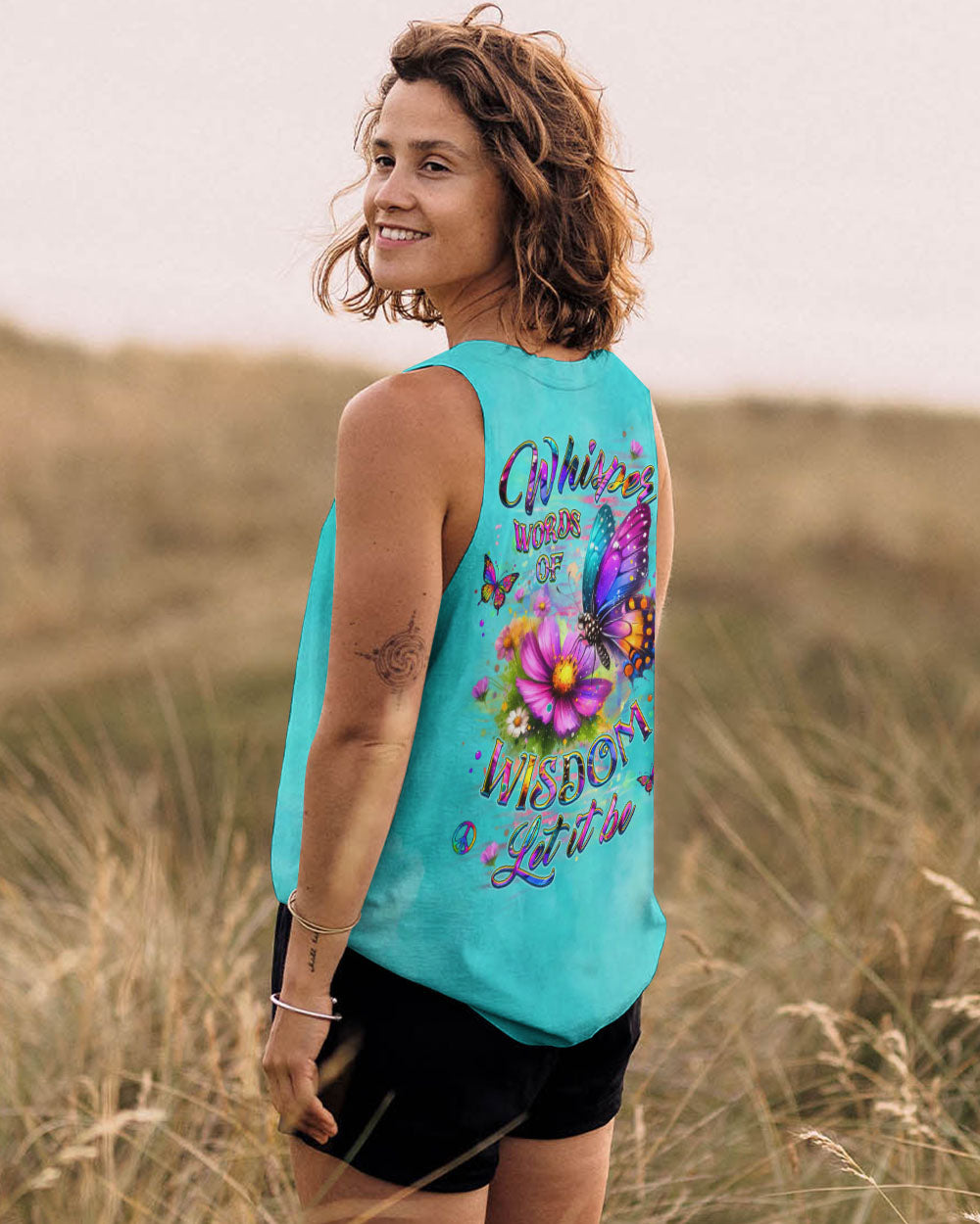 WHISPER WORDS OF WISDOM LET IT BE BUTTERFLY ALL OVER PRINT -  YHHG2808253