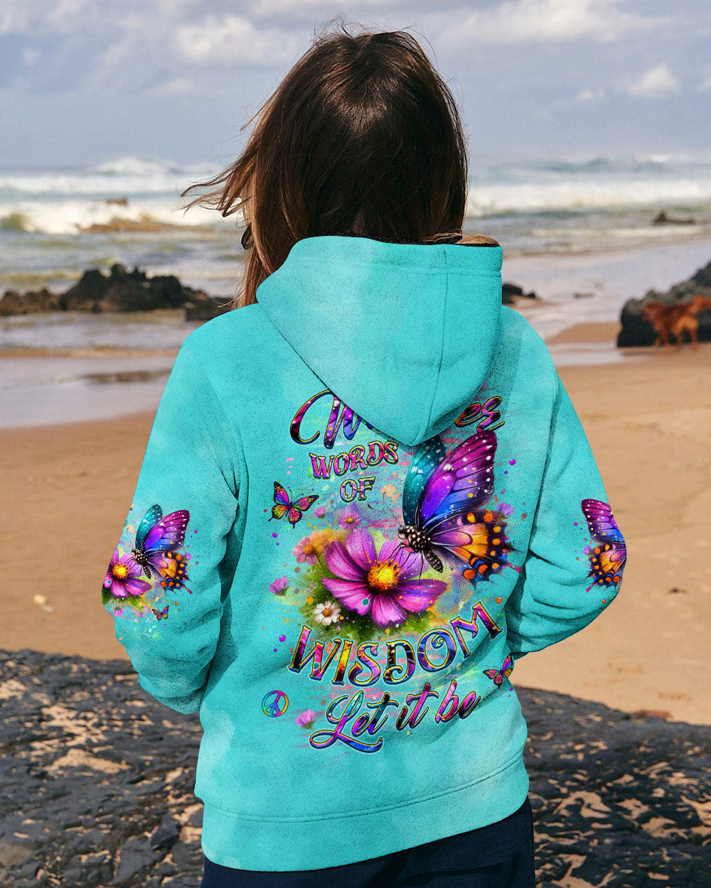 WHISPER WORDS OF WISDOM LET IT BE BUTTERFLY ALL OVER PRINT -  YHHG2808253
