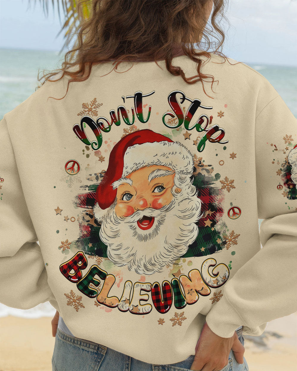 DON'T STOP BELIEVING CHRISTMAS ALL OVER PRINT - YHHG2810252
