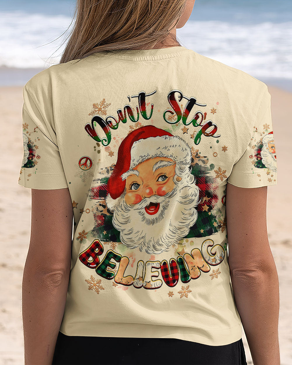 DON'T STOP BELIEVING CHRISTMAS ALL OVER PRINT - YHHG2810252