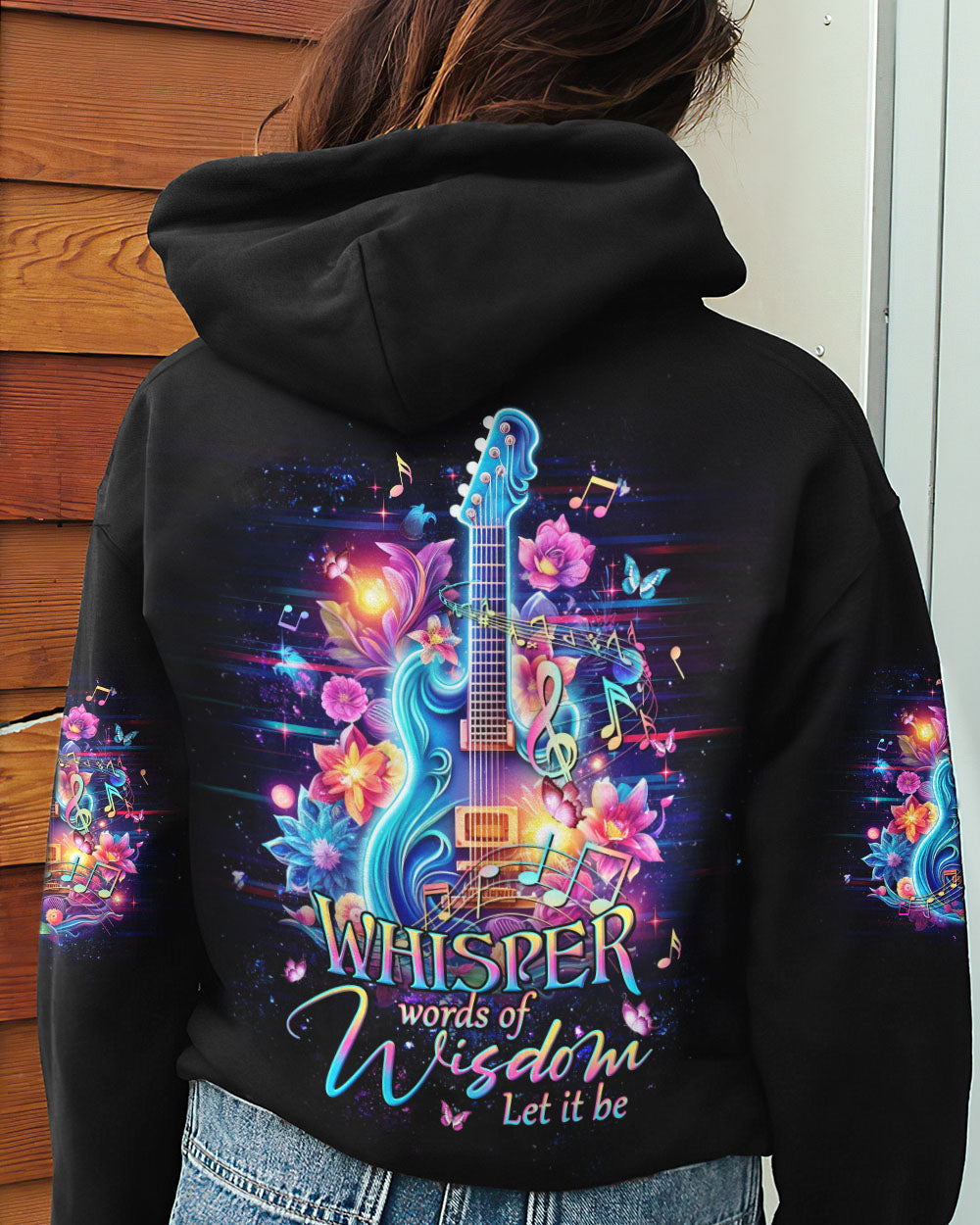 WHISPER WORDS OF WISDOM GUITAR ALL OVER PRINT - YHHG2905233