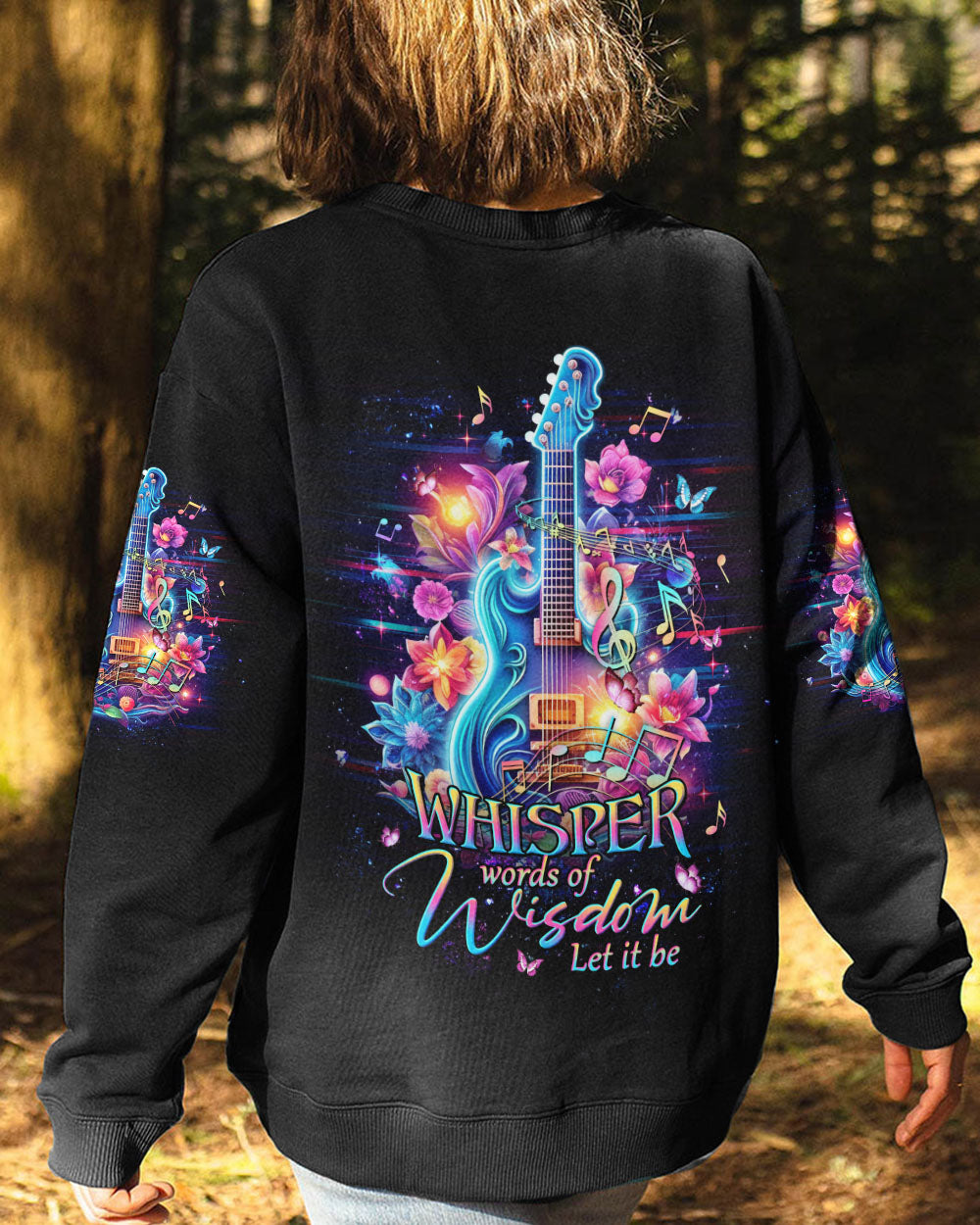 WHISPER WORDS OF WISDOM GUITAR ALL OVER PRINT - YHHG2905233