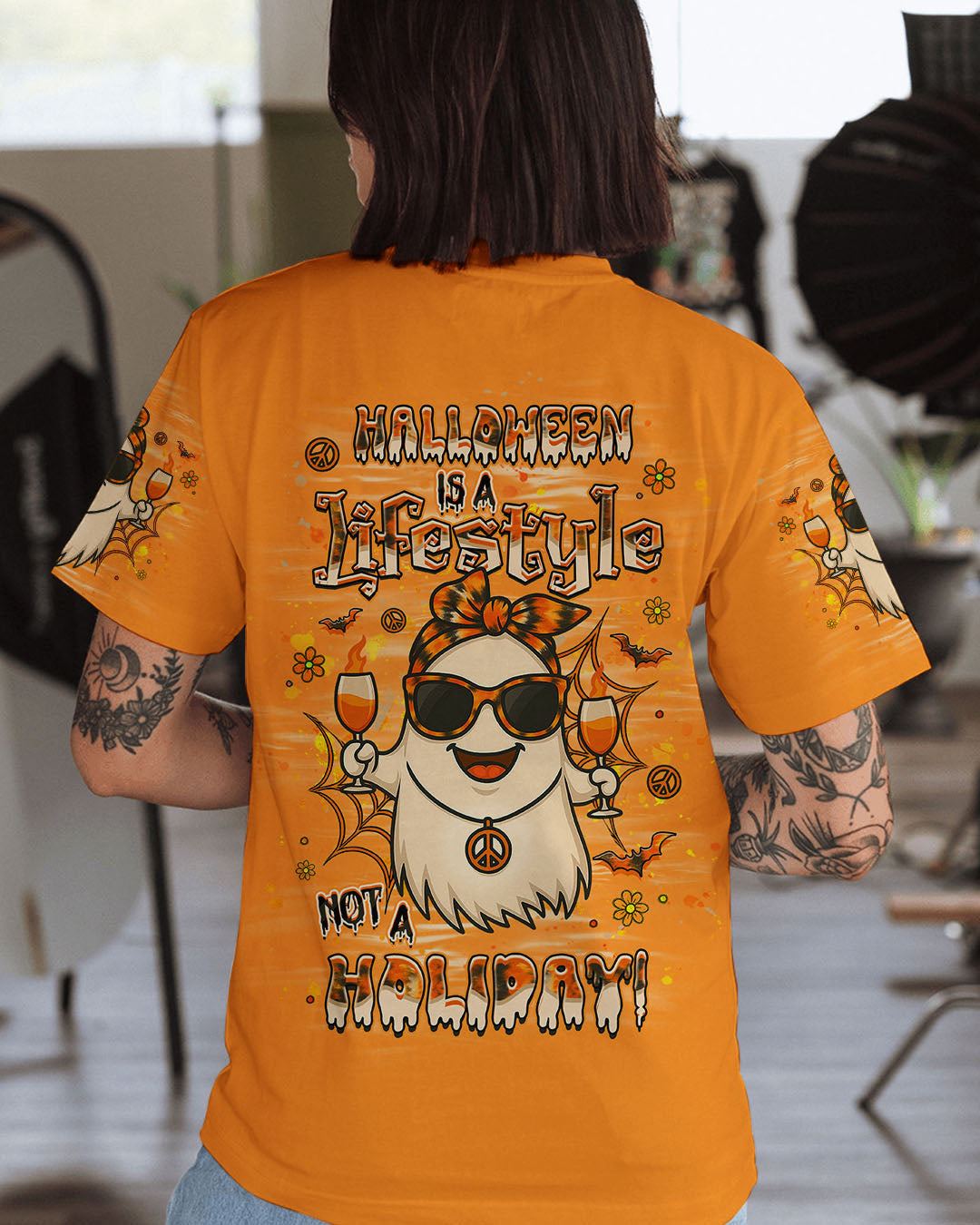HALLOWEEN IS A LIFESTYLE ALL OVER PRINT - YHHG2907251