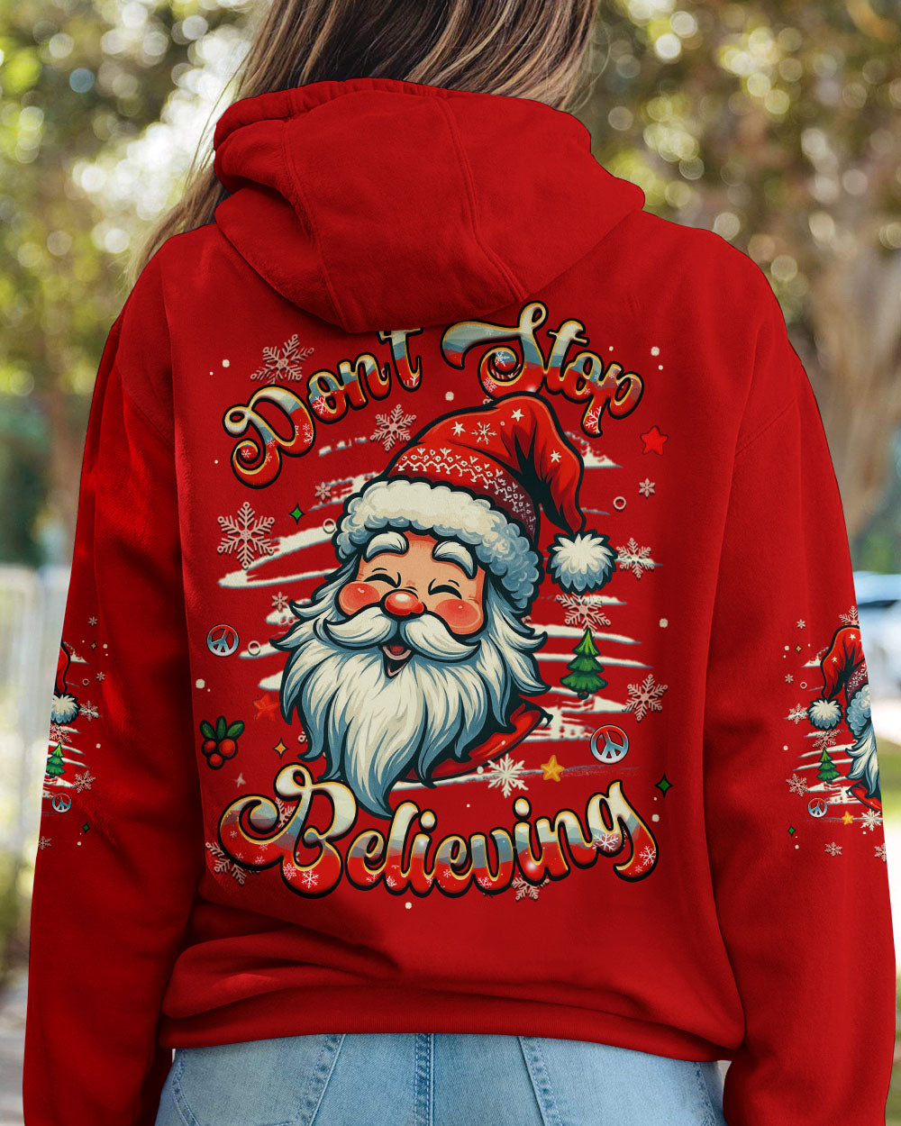 DON'T STOP BELIEVING CHRISTMAS ALL OVER PRINT - YHHG2910252