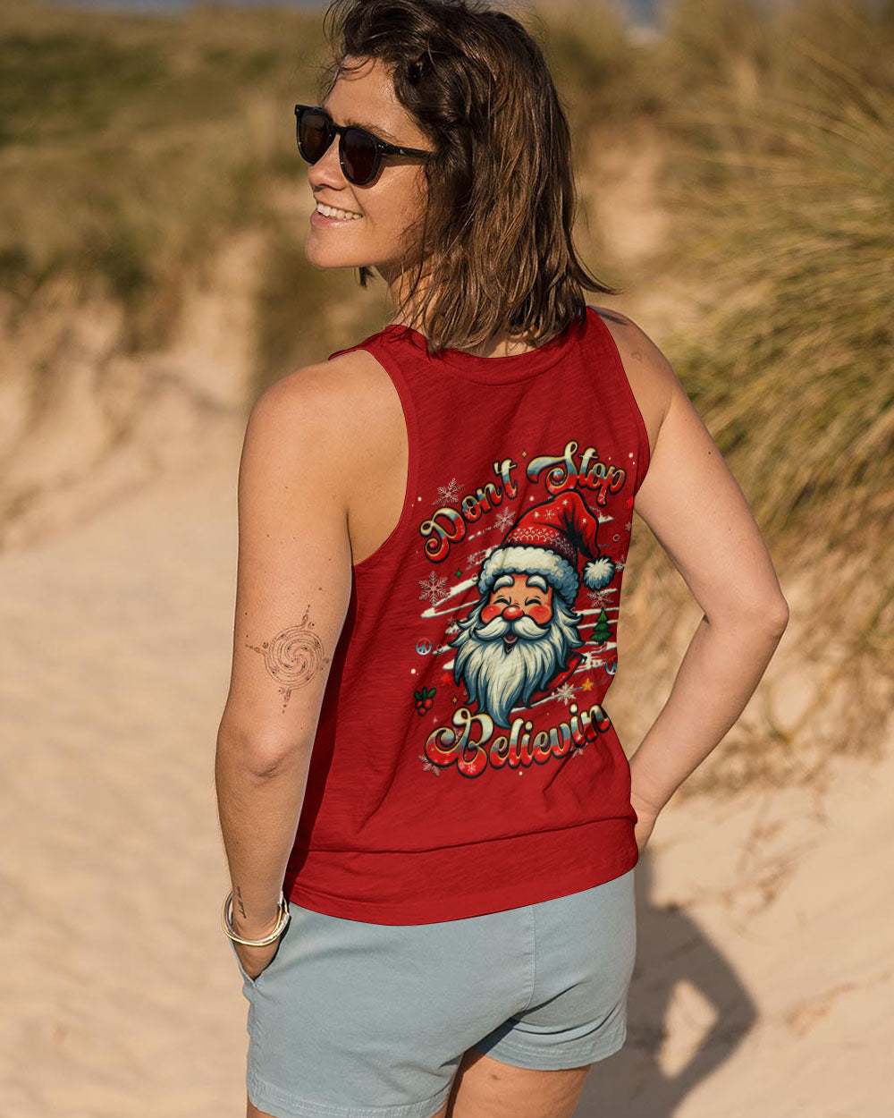 DON'T STOP BELIEVING CHRISTMAS ALL OVER PRINT - YHHG2910252