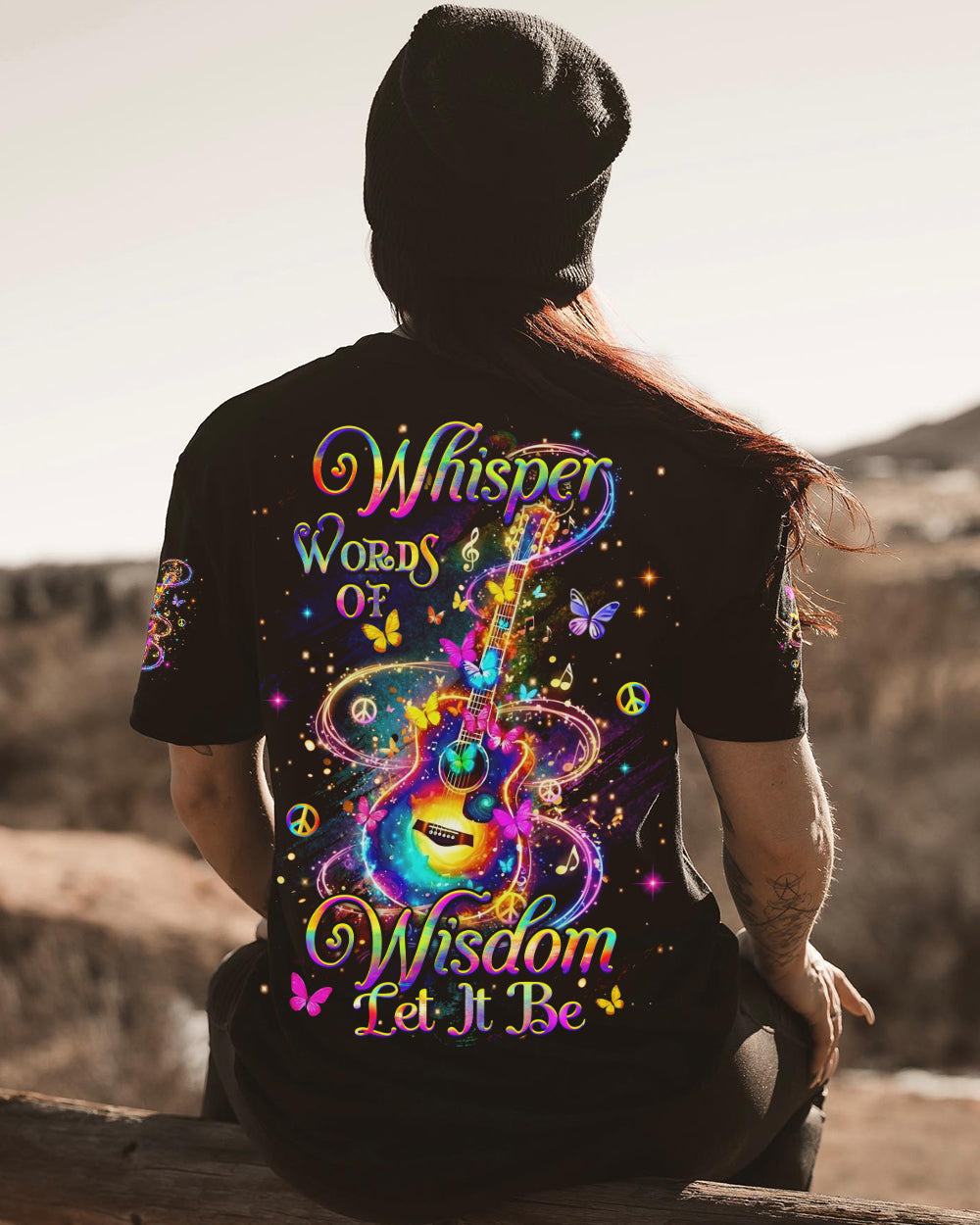 WHISPER WORDS OF WISDOM GUITAR ALL OVER PRINT - YHHG2912253