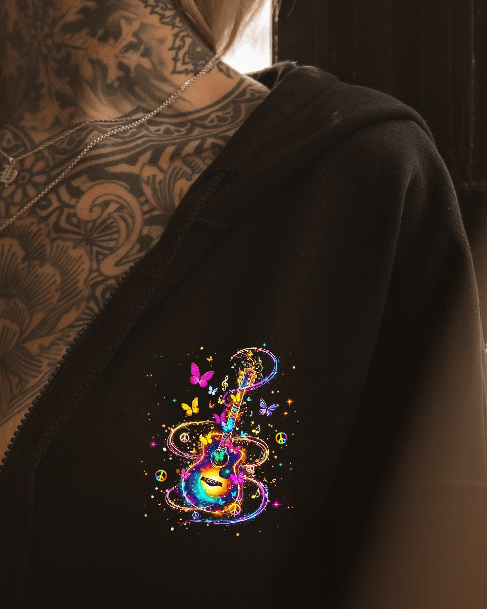 WHISPER WORDS OF WISDOM GUITAR ALL OVER PRINT - YHHG2912253
