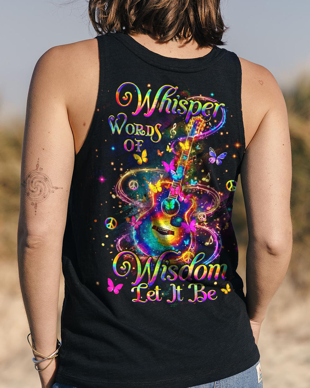 WHISPER WORDS OF WISDOM GUITAR ALL OVER PRINT - YHHG2912253