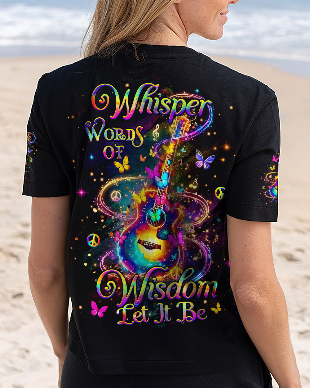 WHISPER WORDS OF WISDOM GUITAR ALL OVER PRINT - YHHG2912253