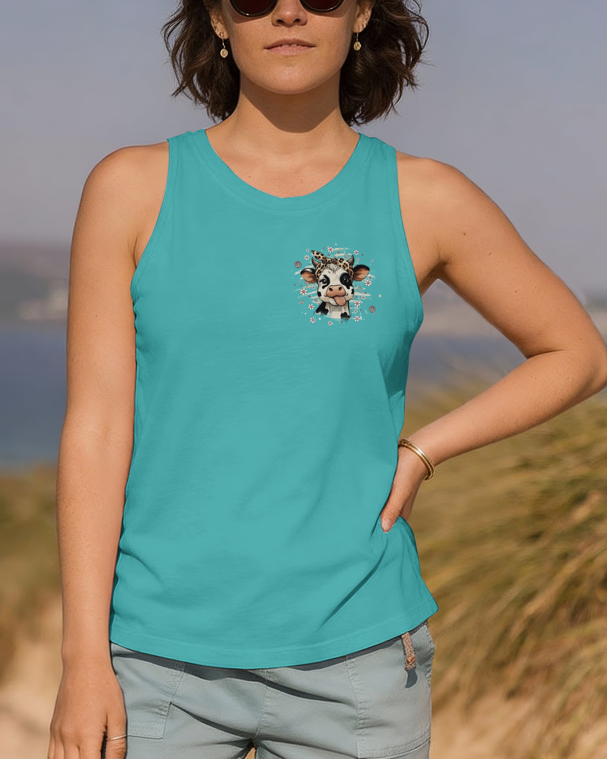 APPARENTLY I HAVE AN ATTITUDE WHO KNEW COW ALL OVER PRINT - YHHG3012251