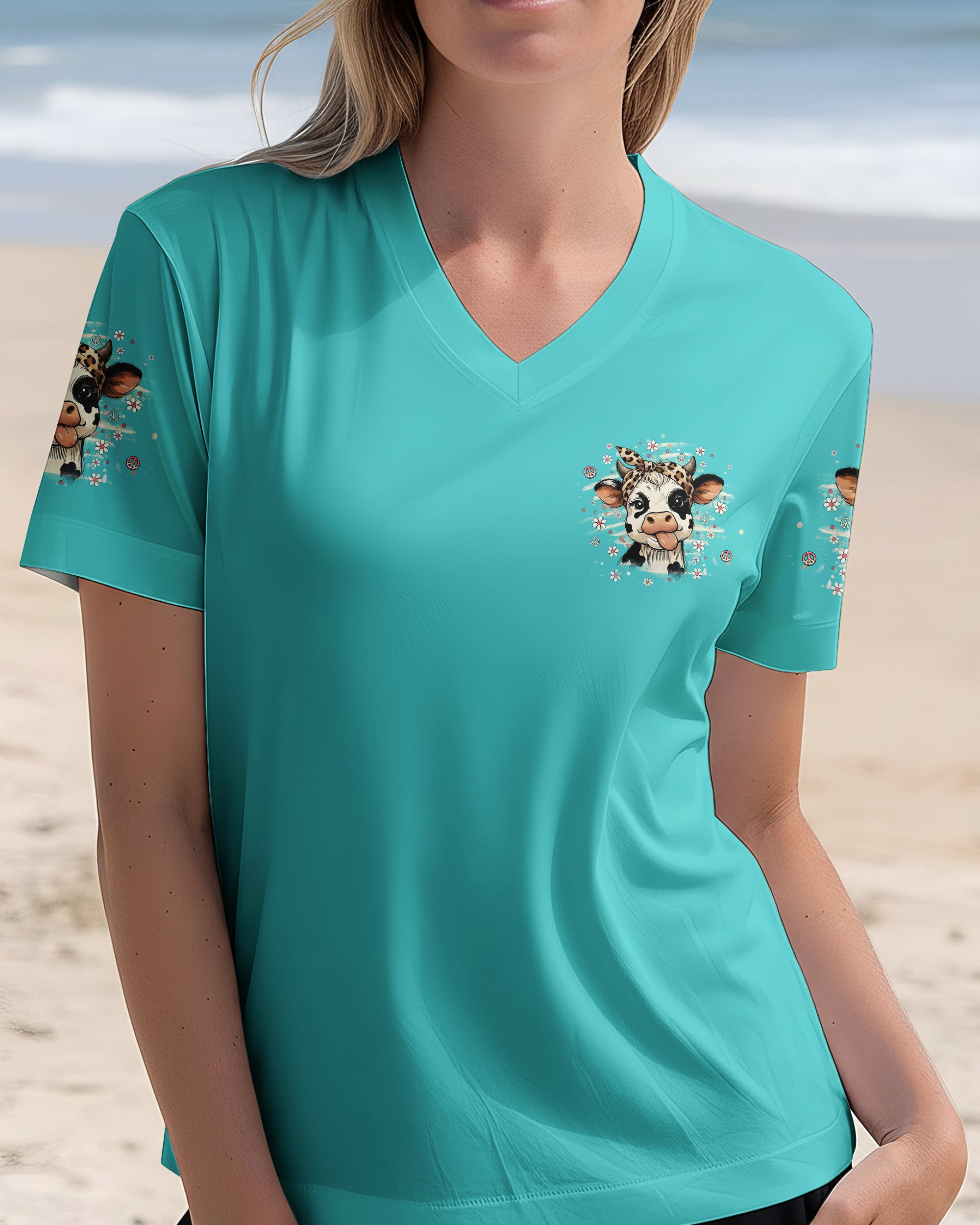 APPARENTLY I HAVE AN ATTITUDE WHO KNEW COW ALL OVER PRINT - YHHG3012251