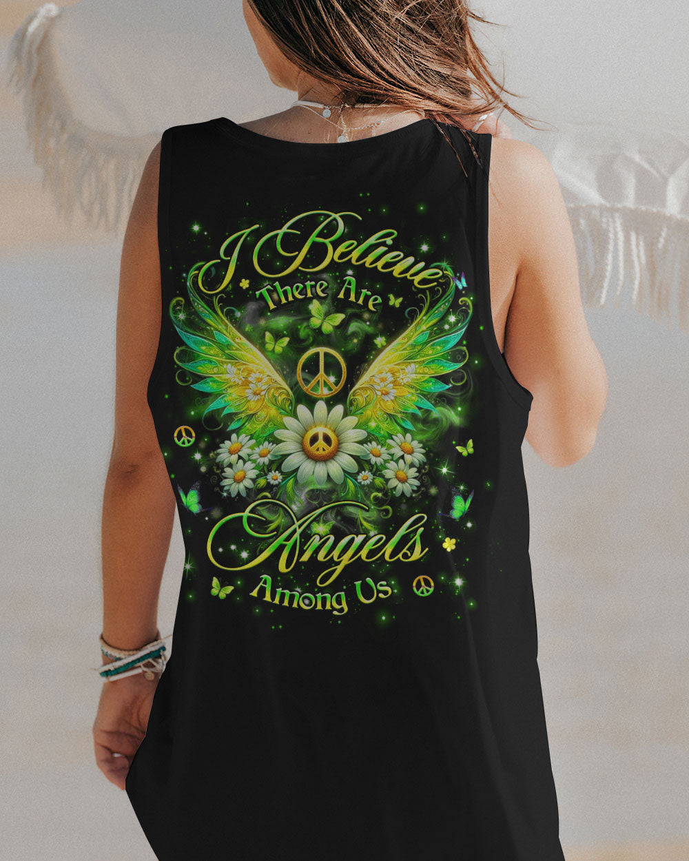 I BELIEVE THERE ARE ANGELS AMONG US WINGS ALL OVER PRINT - YHHG3103252