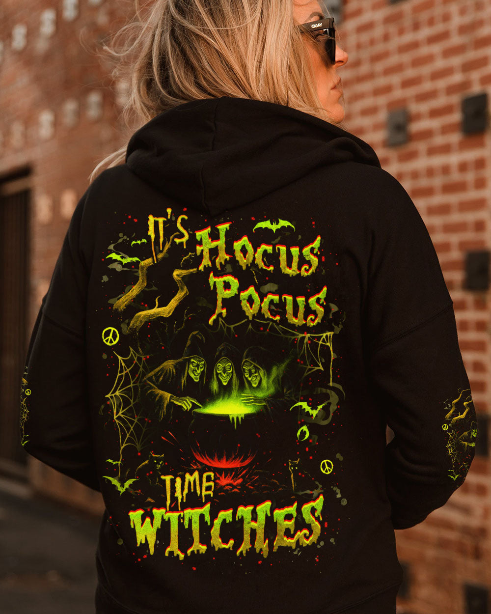 IT'S HOCUS POCUS TIME WITCHES HALLOWEEN ALL OVER PRINT - YHHG3107251