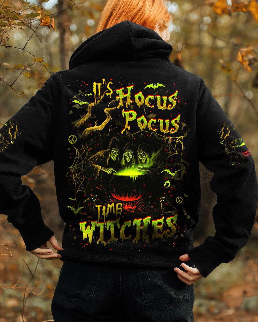 IT'S HOCUS POCUS TIME WITCHES HALLOWEEN ALL OVER PRINT - YHHG3107251