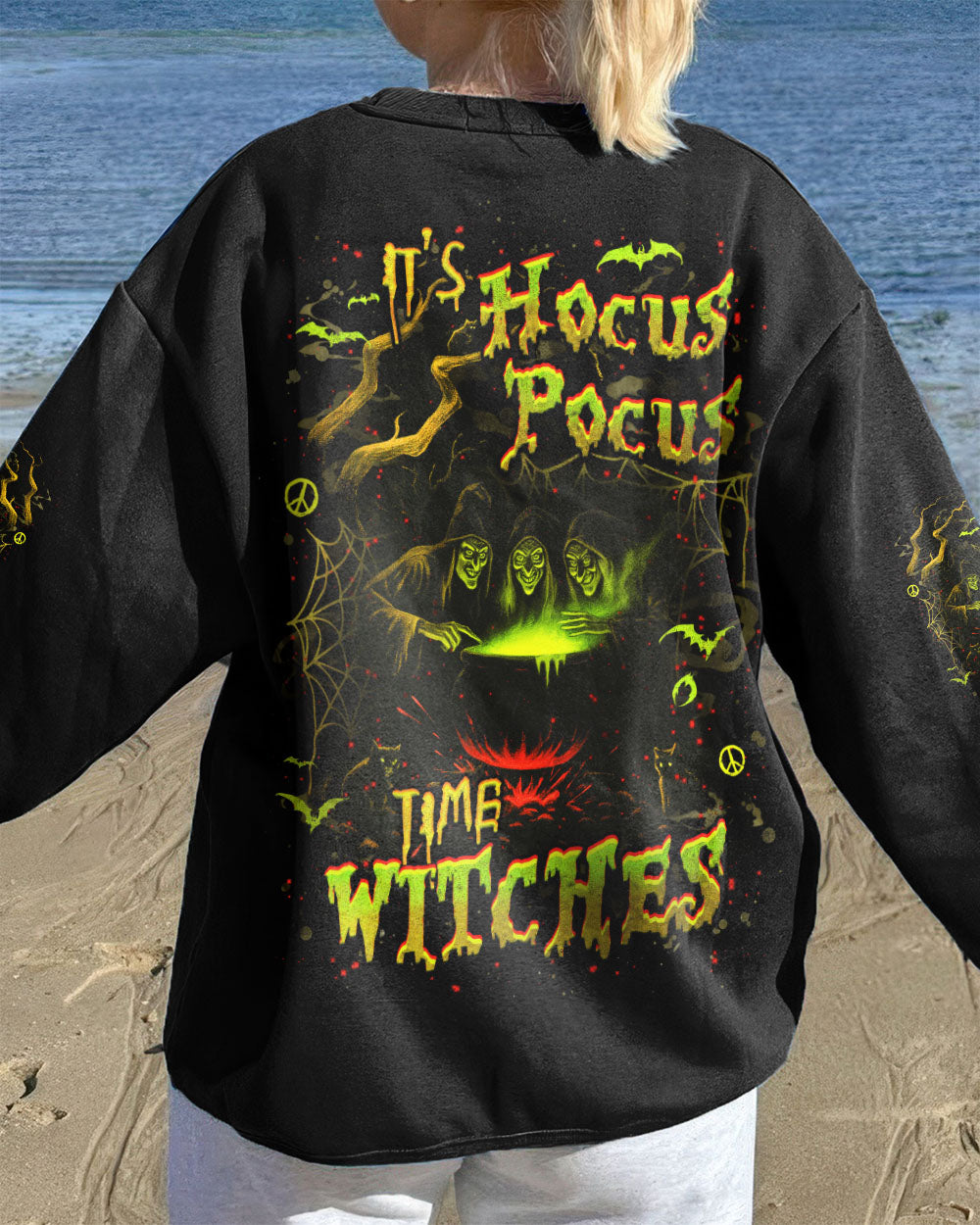 IT'S HOCUS POCUS TIME WITCHES HALLOWEEN ALL OVER PRINT - YHHG3107251