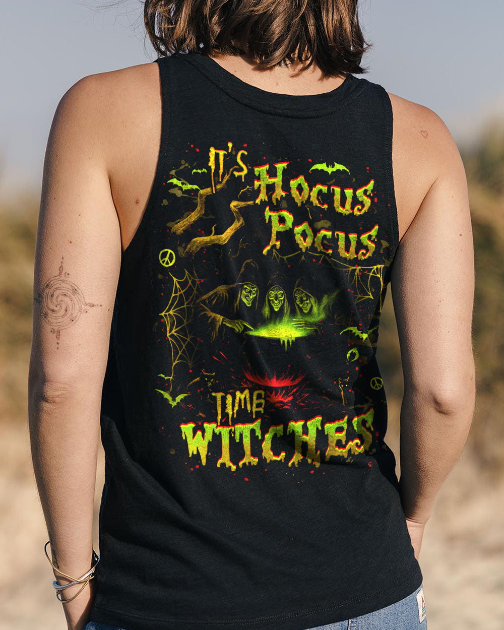 IT'S HOCUS POCUS TIME WITCHES HALLOWEEN ALL OVER PRINT - YHHG3107251