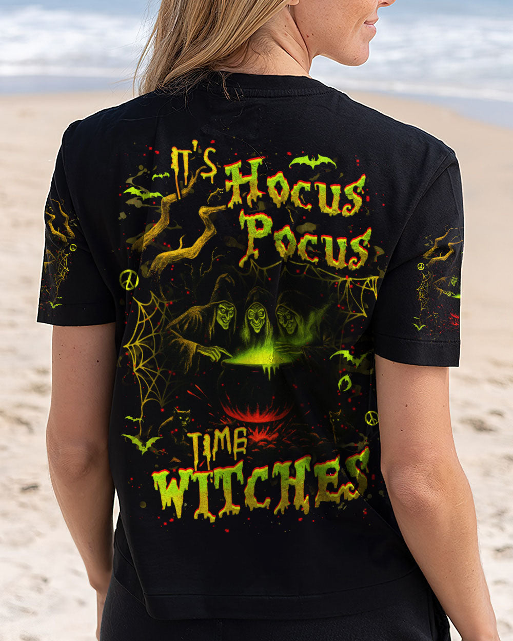 IT'S HOCUS POCUS TIME WITCHES HALLOWEEN ALL OVER PRINT - YHHG3107251