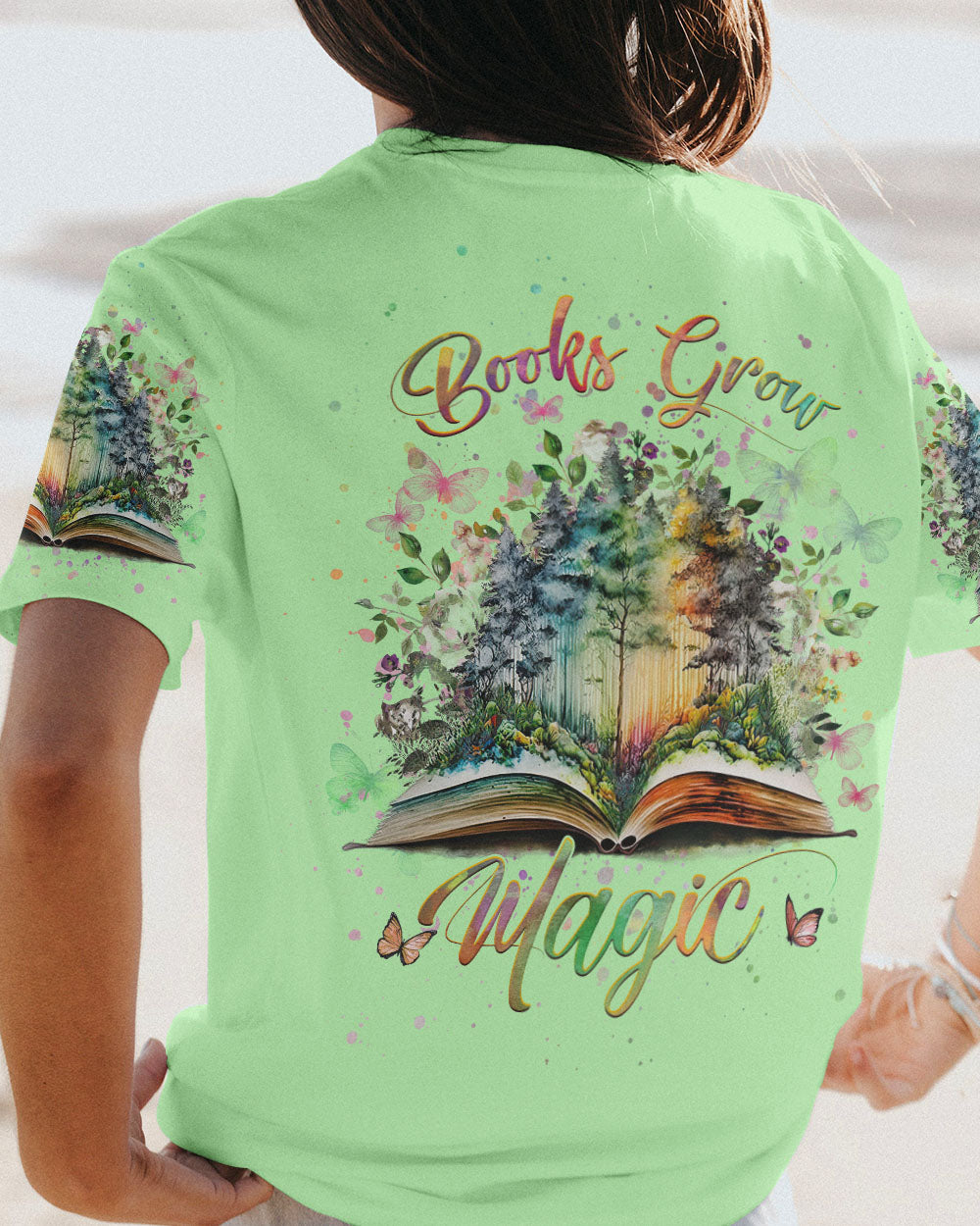 BOOKS GROW MAGIC ALL OVER PRINT - YHHG3108231