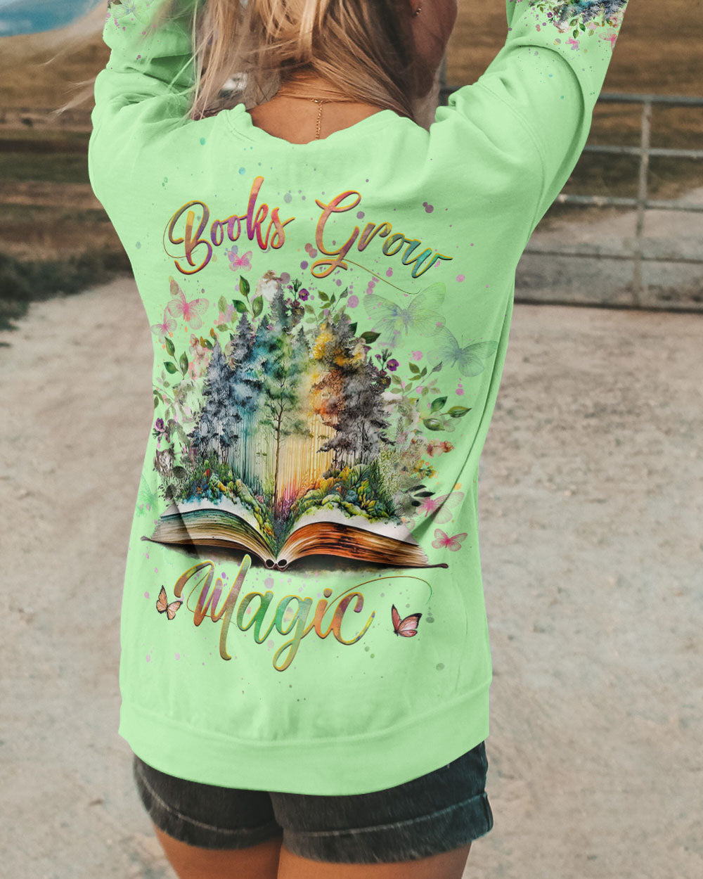BOOKS GROW MAGIC ALL OVER PRINT - YHHG3108231