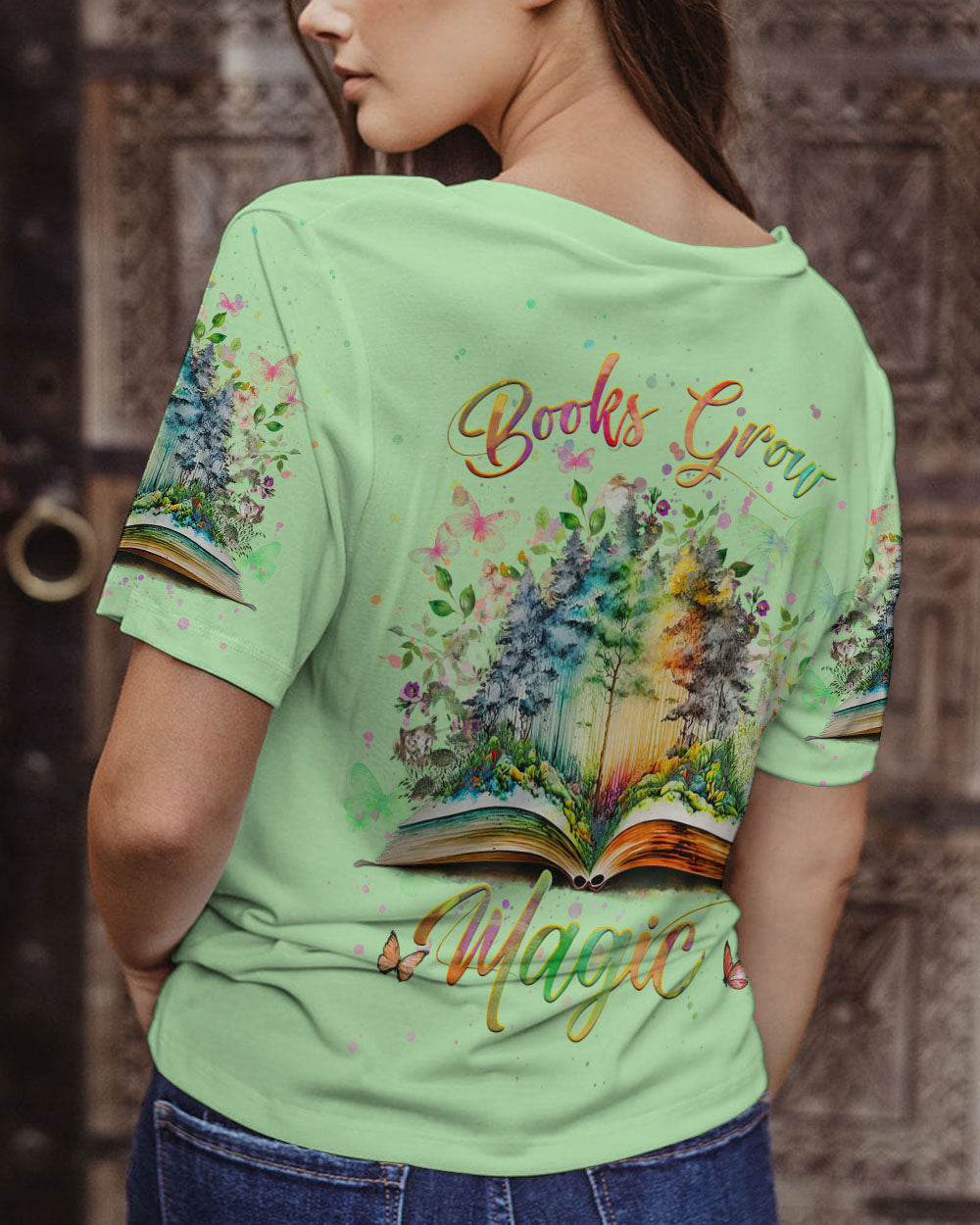 BOOKS GROW MAGIC ALL OVER PRINT - YHHG3108231