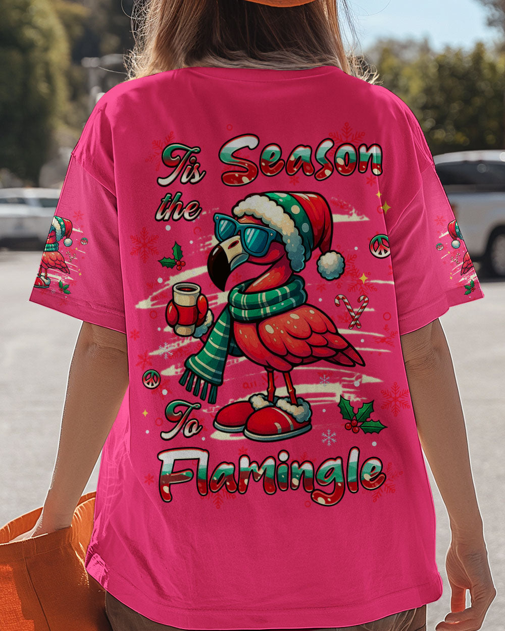 TIS THE SEASON TO FLAMINGLE CHRISTMAS ALL OVER PRINT - YHHG3110252