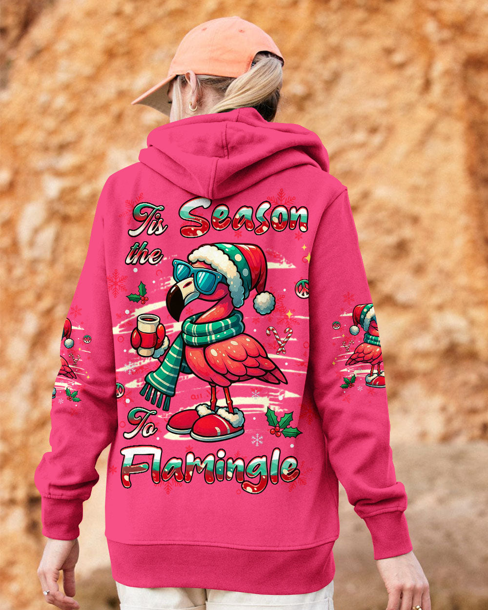 TIS THE SEASON TO FLAMINGLE CHRISTMAS ALL OVER PRINT - YHHG3110252