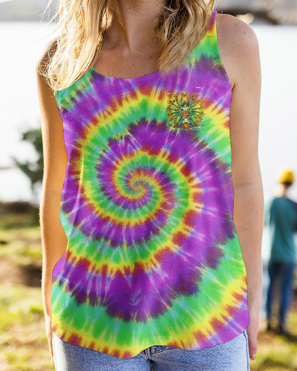 BE YOU THE WORLD WILL ADJUST FROG ALL OVER PRINT - YHHG3112251