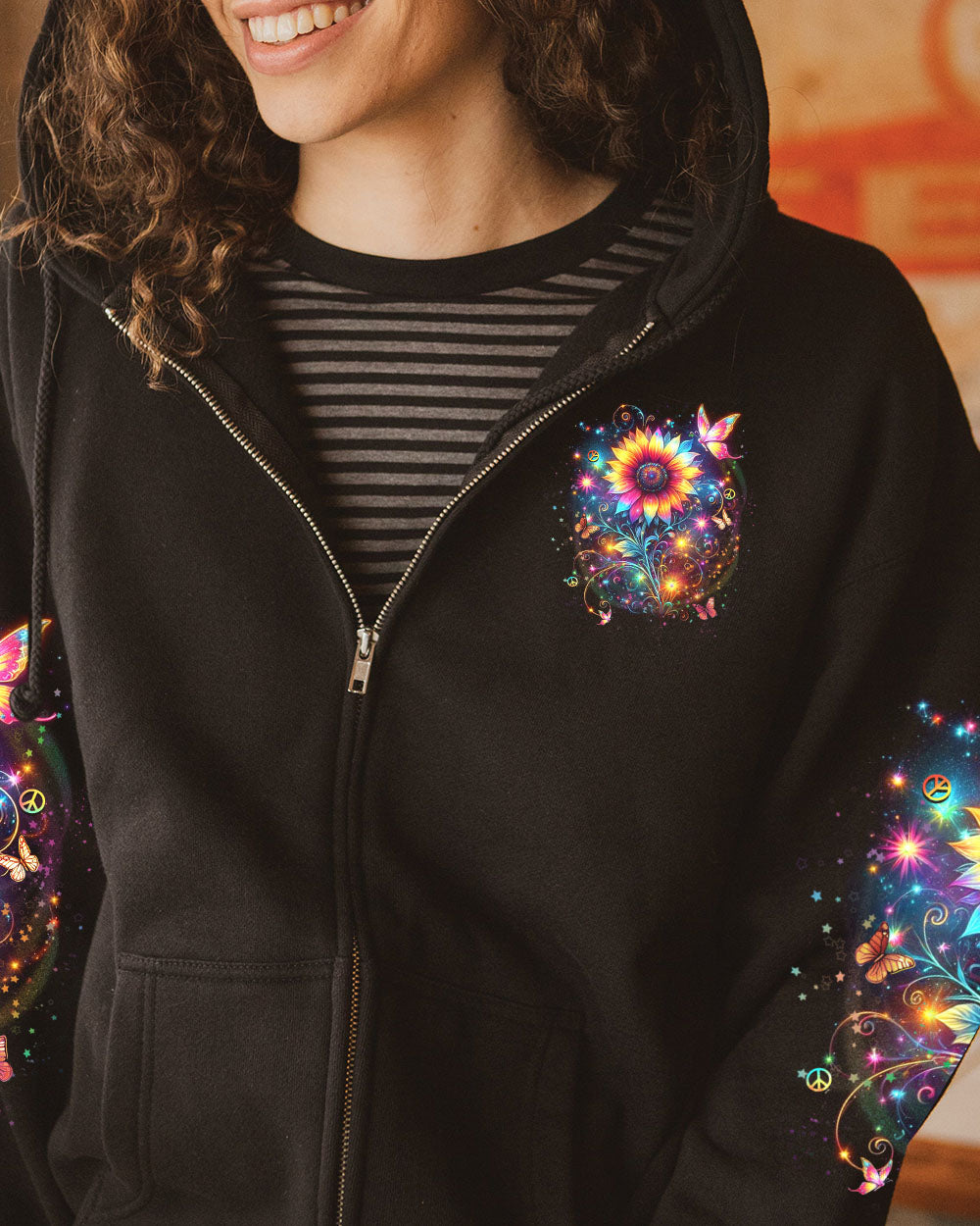 HIPPIE SOUL SUNFLOWER ALL OVER PRINT - YHHN0104242