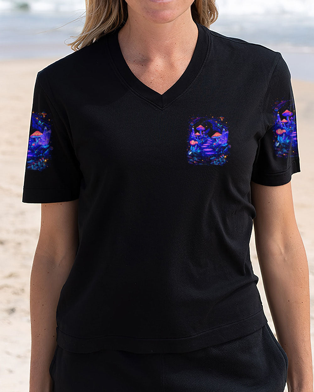EAT MUSHROOMS SEE THE UNIVERSE ALL OVER PRINT - YHHN0112252