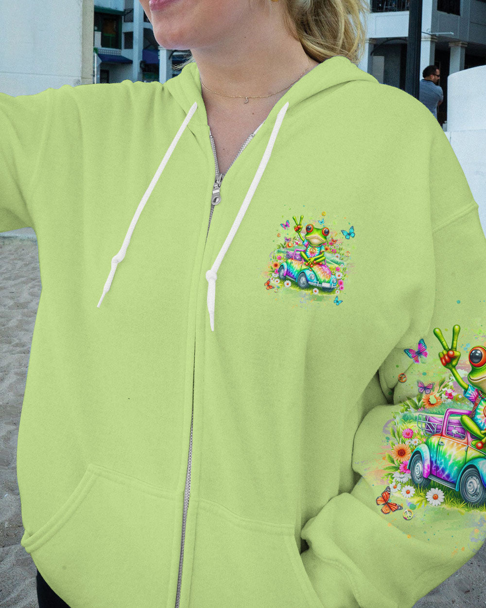 BE YOU THE WORLD WILL ADJUST FROG ALL OVER PRINT - YHHN0203242