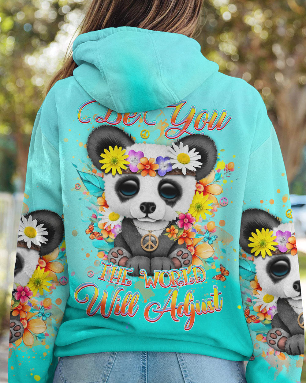 BE YOU THE WORLD WILL ADJUST ALL OVER PRINT - YHHN0207243