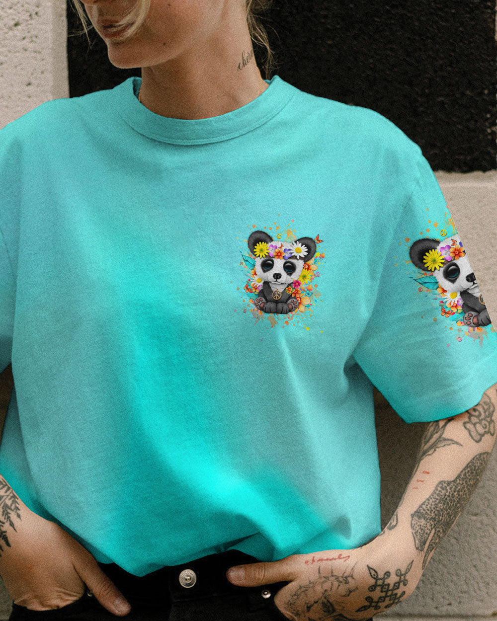 BE YOU THE WORLD WILL ADJUST ALL OVER PRINT - YHHN0207243