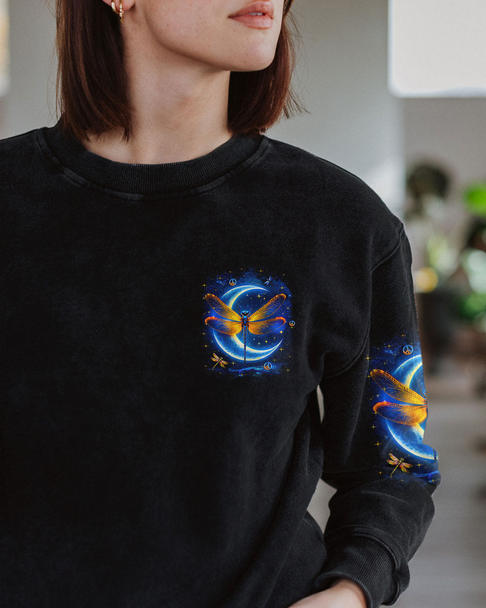 FLY ME TO THE MOON DRAGONFLY ALL OVER PRINT - YHHN0210251