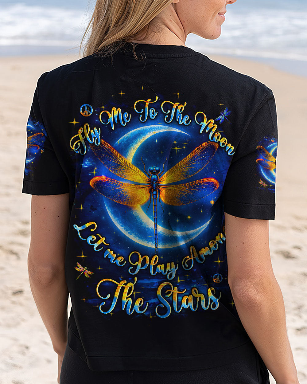FLY ME TO THE MOON DRAGONFLY ALL OVER PRINT - YHHN0210251
