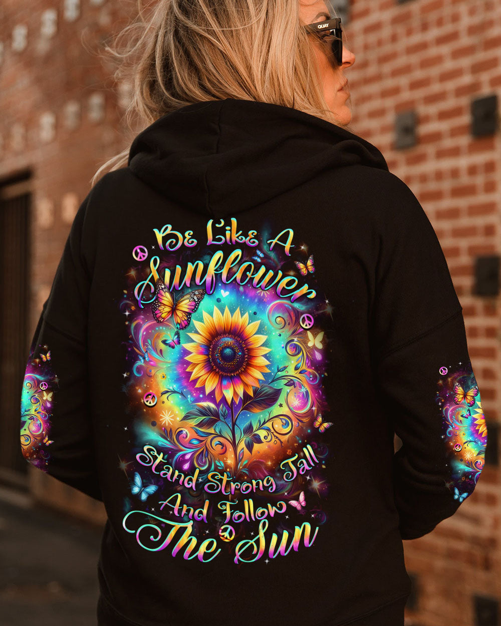 BE LIKE A SUNFLOWER ALL OVER PRINT - YHHN0304242