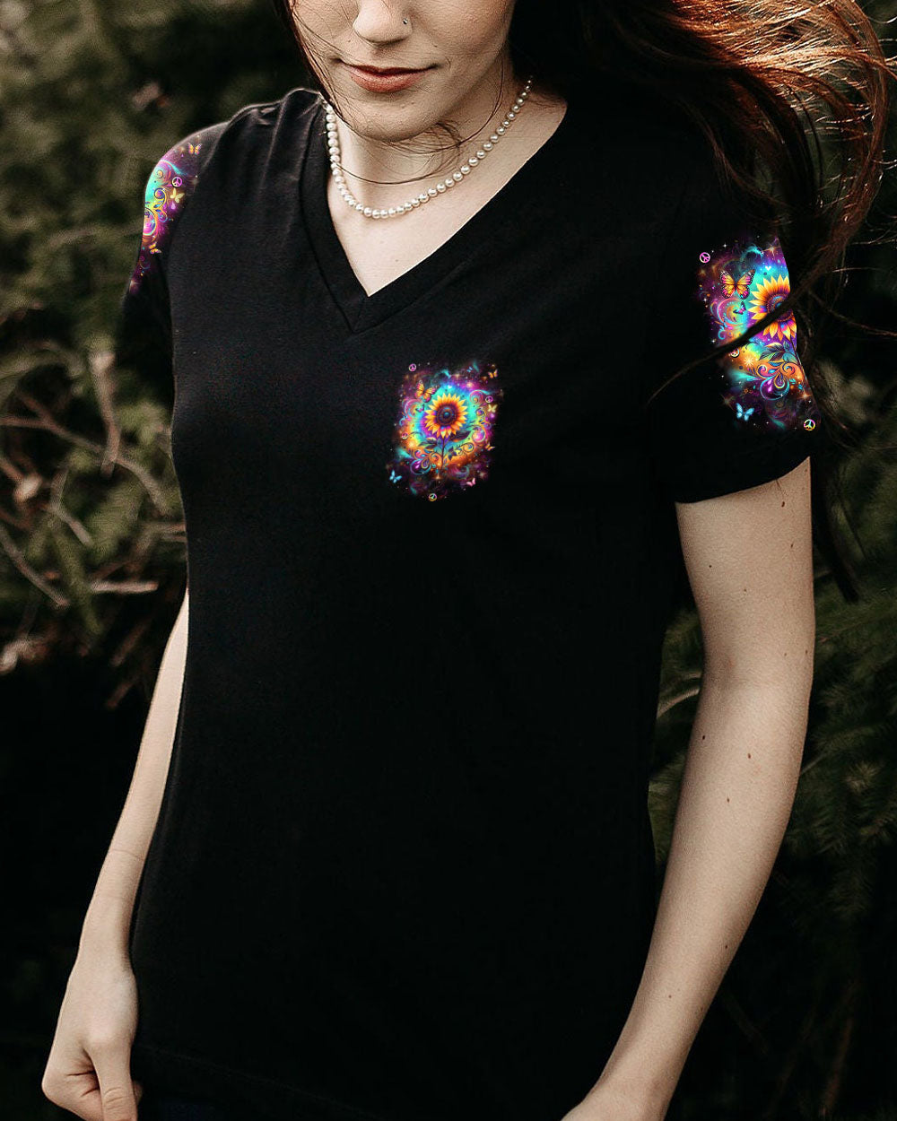 BE LIKE A SUNFLOWER ALL OVER PRINT - YHHN0304242