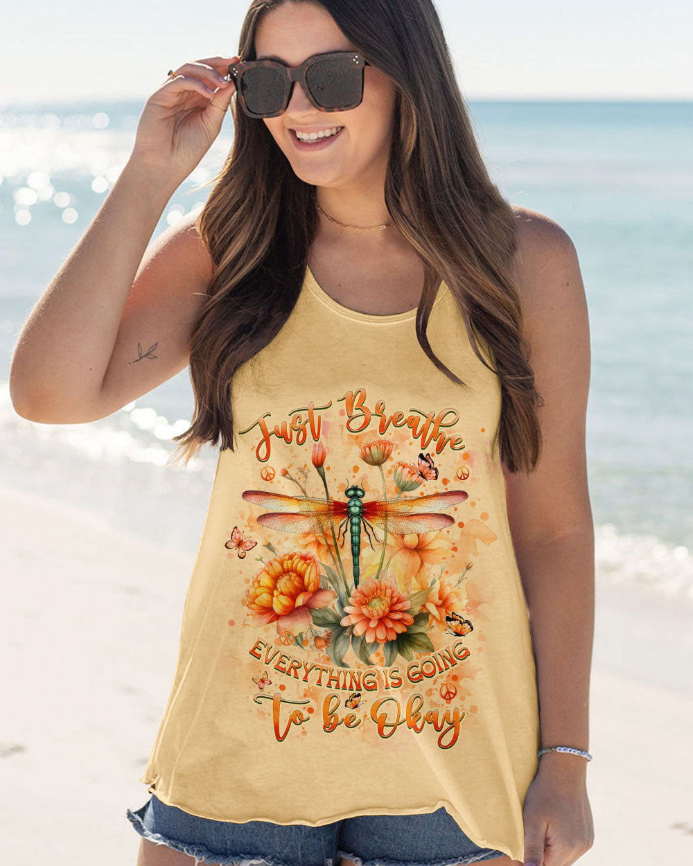 JUST BREATHE DRAGONFLY ALL OVER PRINT - YHHN0307243