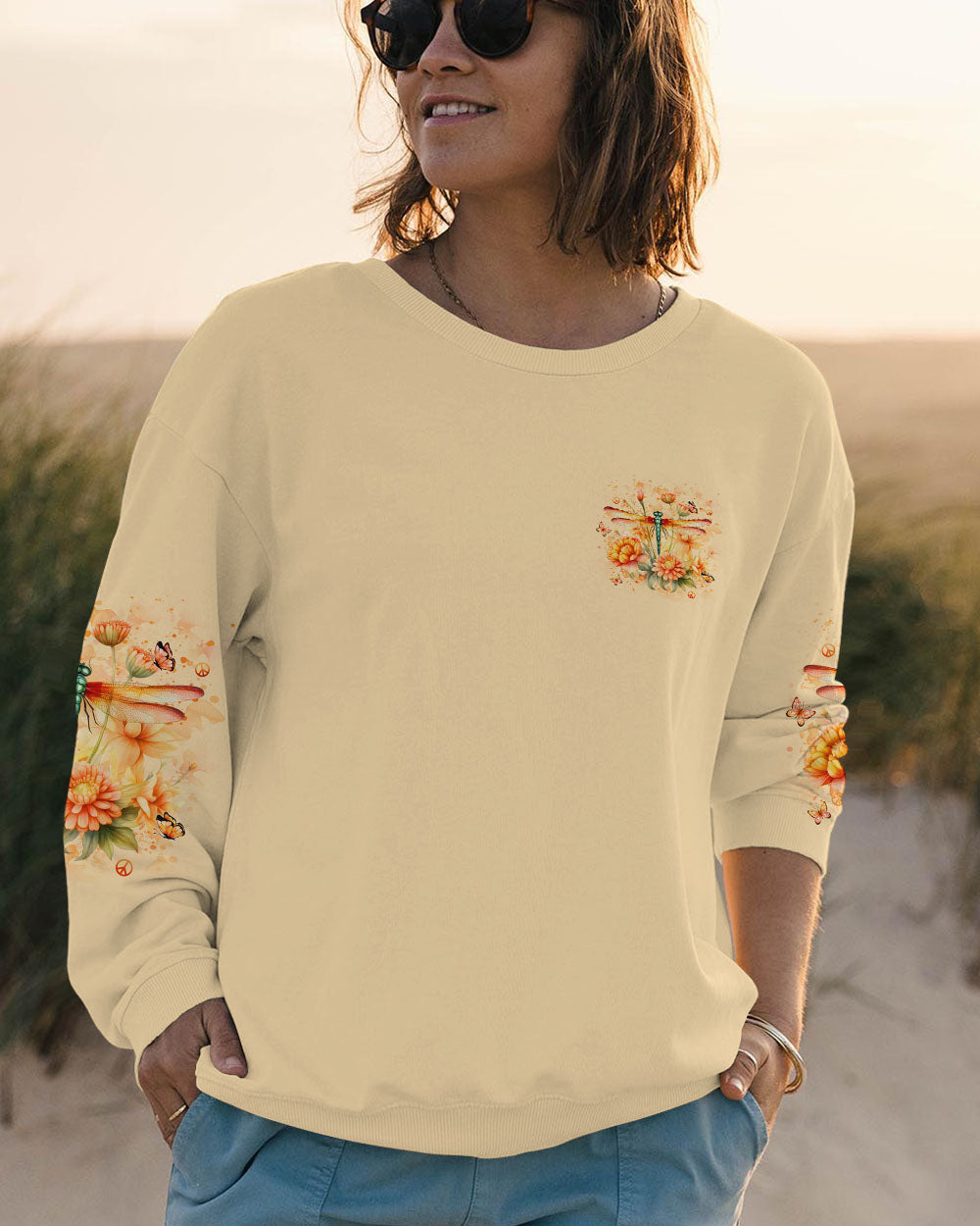 JUST BREATHE DRAGONFLY ALL OVER PRINT - YHHN0307243