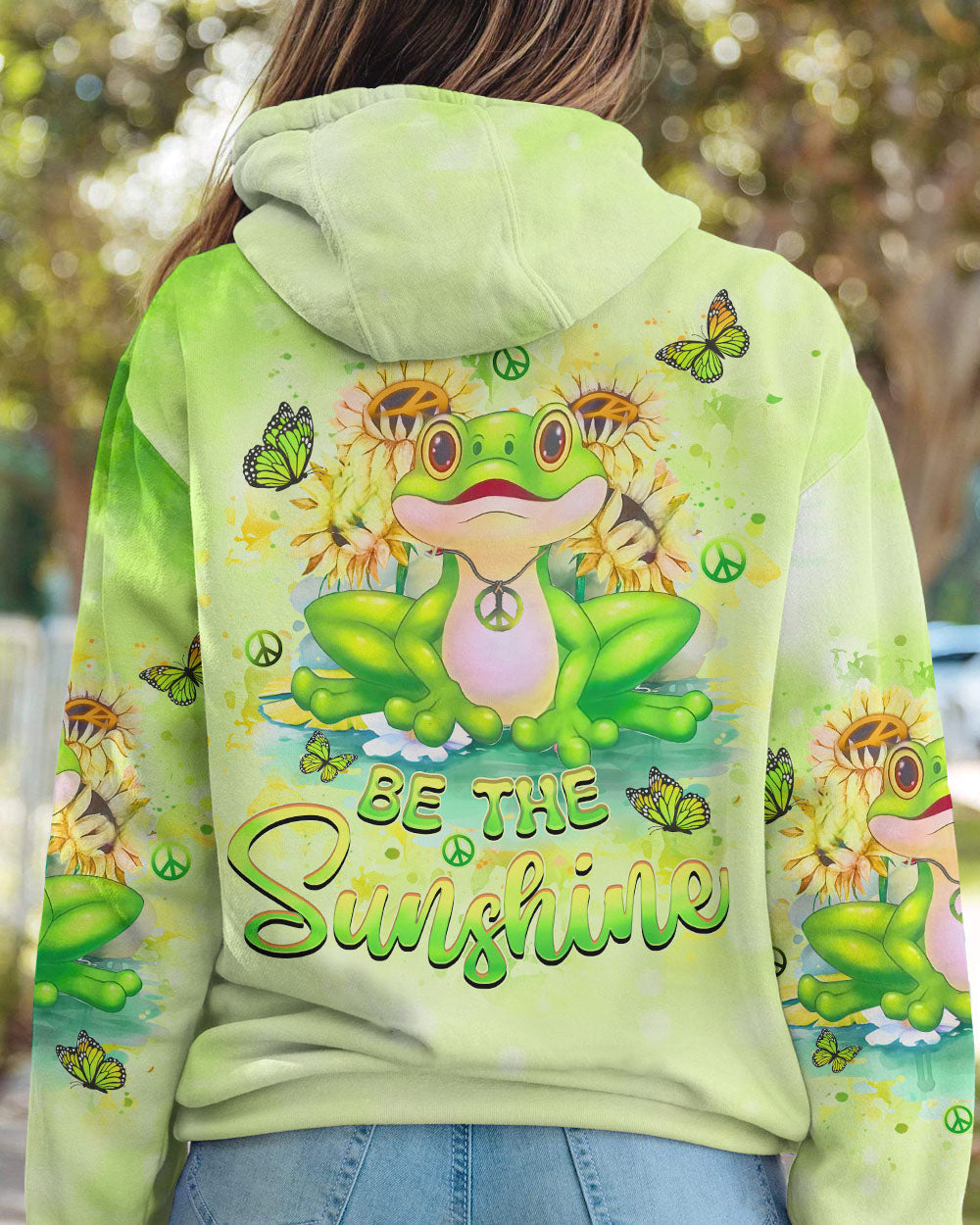 BE THE SUNSHINE FROG ALL OVER PRINT - YHHN0407242
