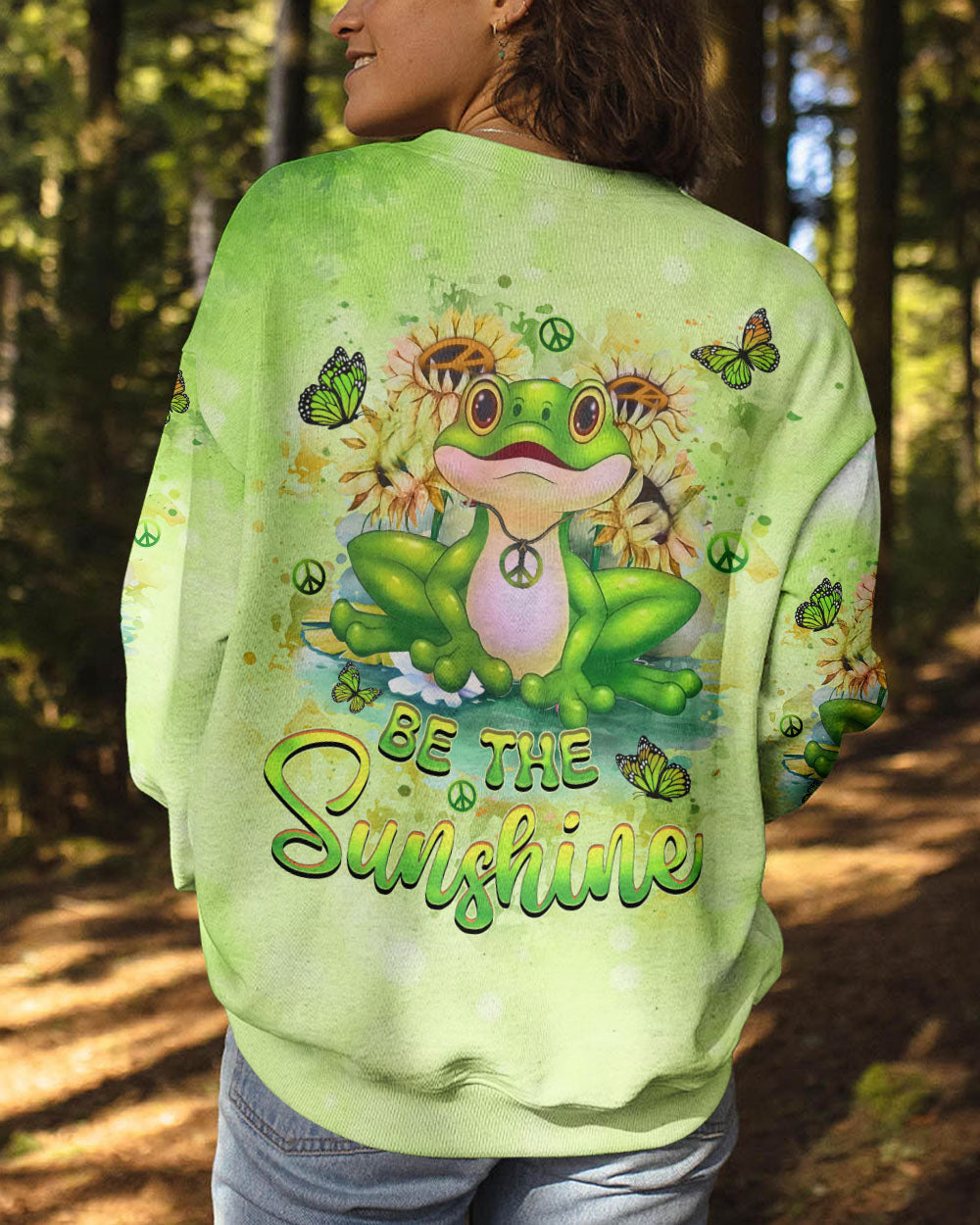 BE THE SUNSHINE FROG ALL OVER PRINT - YHHN0407242