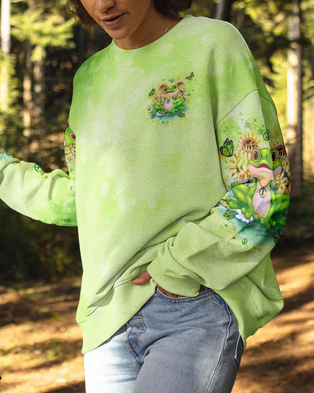 BE THE SUNSHINE FROG ALL OVER PRINT - YHHN0407242