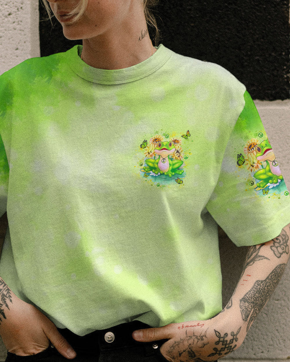 BE THE SUNSHINE FROG ALL OVER PRINT - YHHN0407242