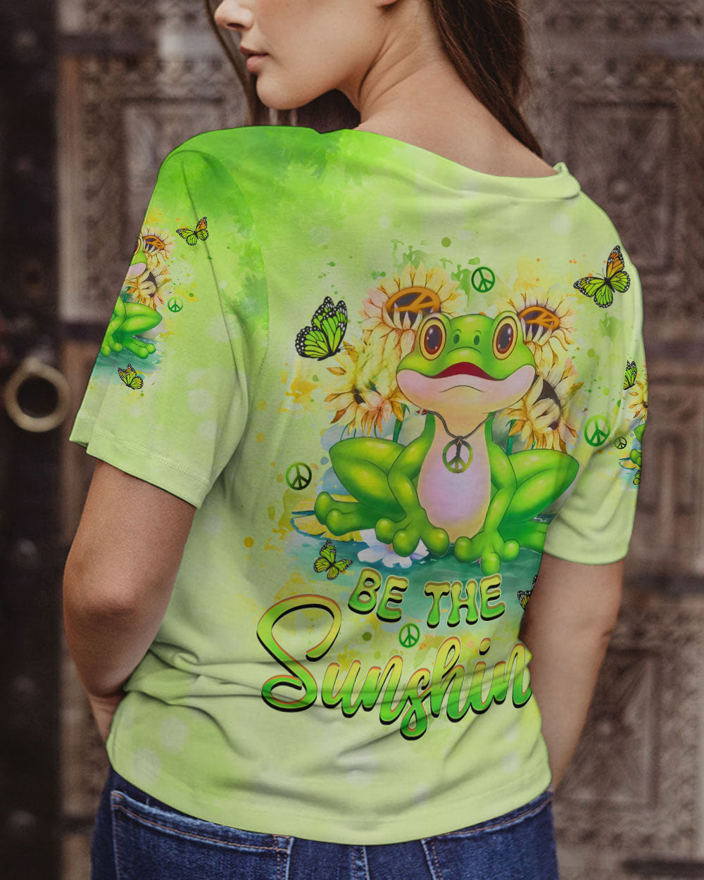 BE THE SUNSHINE FROG ALL OVER PRINT - YHHN0407242