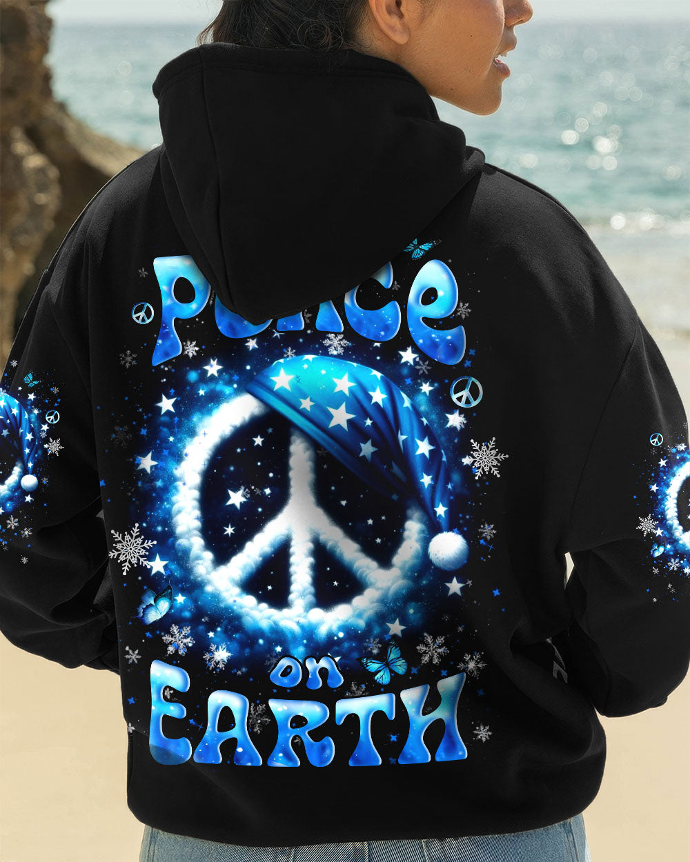PEACE ON EARTH CHRISTMAS ALL OVER PRINT - YHHN0411251