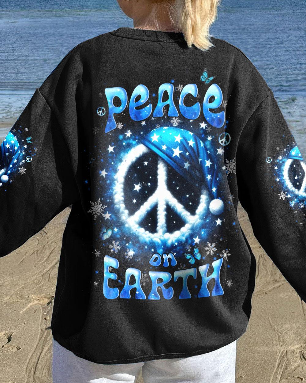 PEACE ON EARTH CHRISTMAS ALL OVER PRINT - YHHN0411251