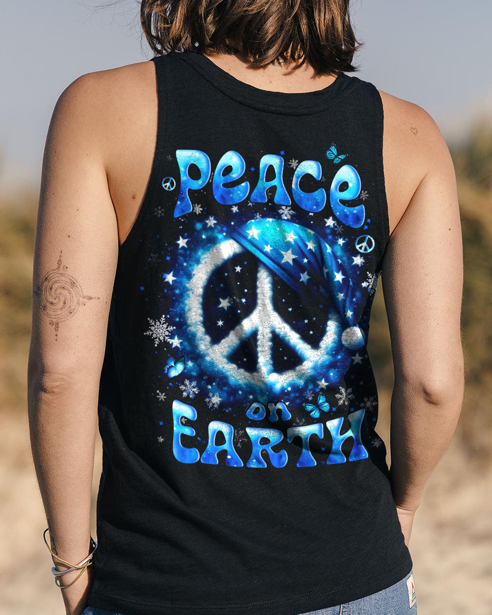 PEACE ON EARTH CHRISTMAS ALL OVER PRINT - YHHN0411251